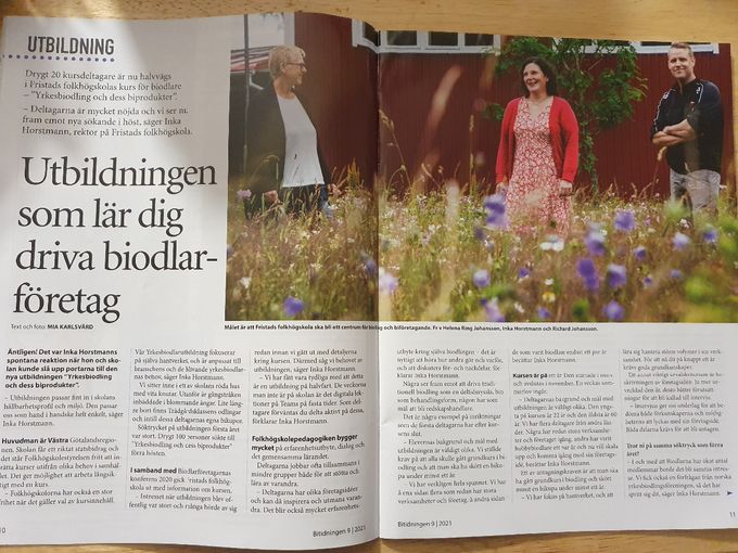 Fristads Yrkesbiodlarutbildning 2021